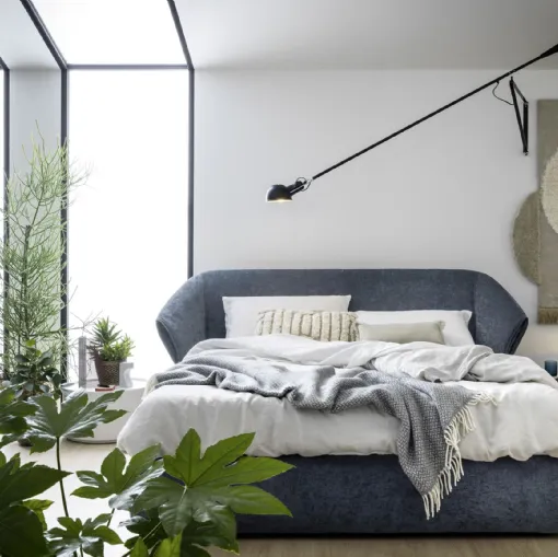 Letto in cuoio Gabri di Bolzan Letti