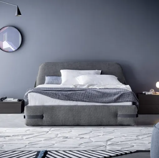 Letto imbottito Bold di Art Nova