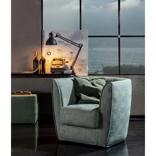 Poltroncina Elena in tessuto imbottito di Flexstyle