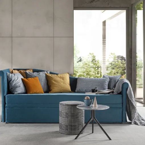 Divano letto lineare in tessuto Matthew di Flexstyle