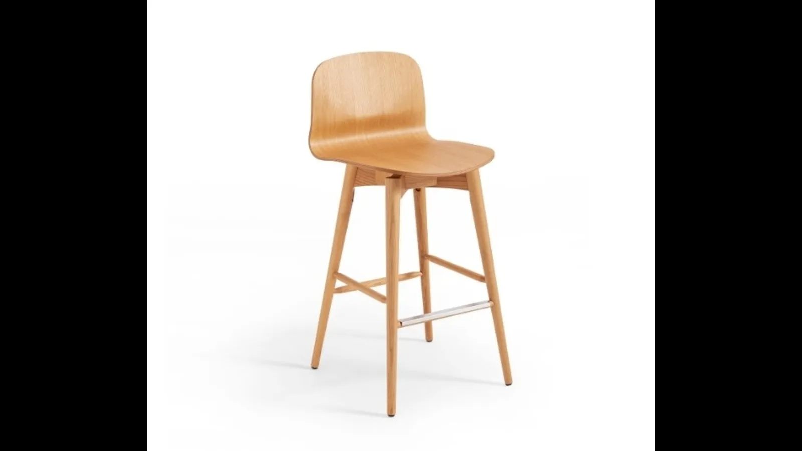 Sgabello Liù in legno di Midj