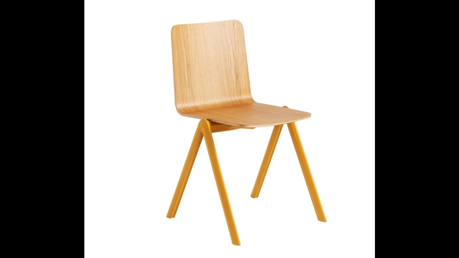Sedia Stack S PP_LG in legno di Midj
