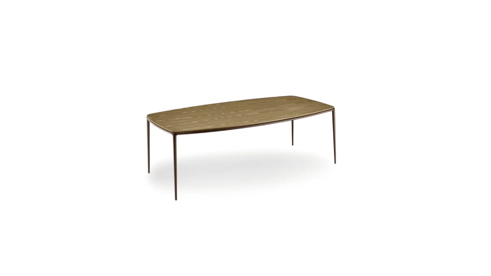 Tavolo Lea con top in legno di Midj