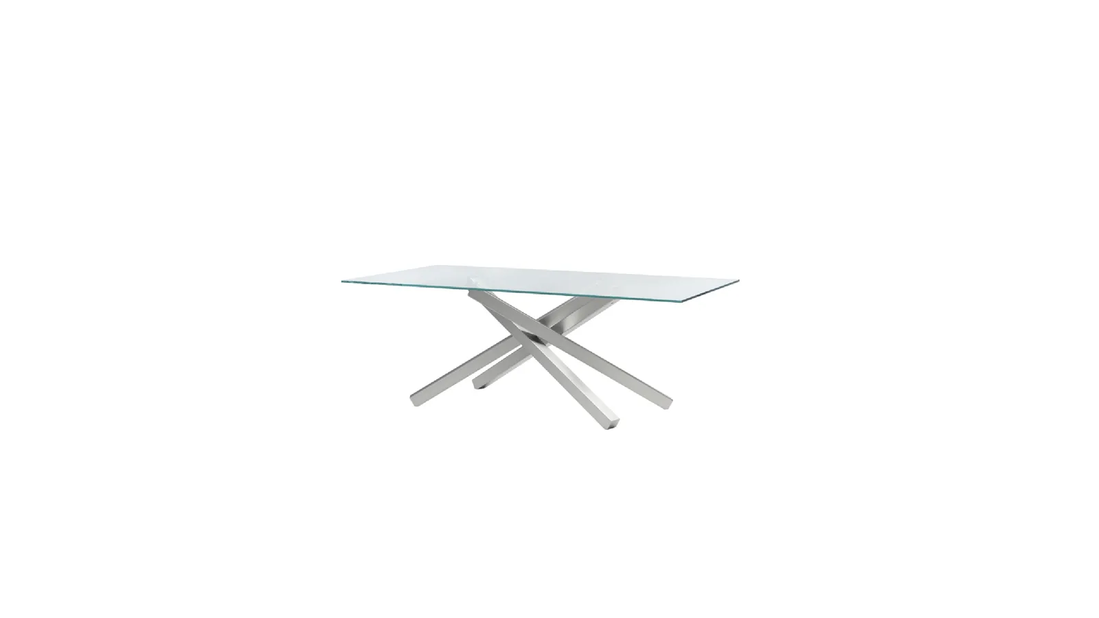 Tavolo Pechino con top in vetro di Midj