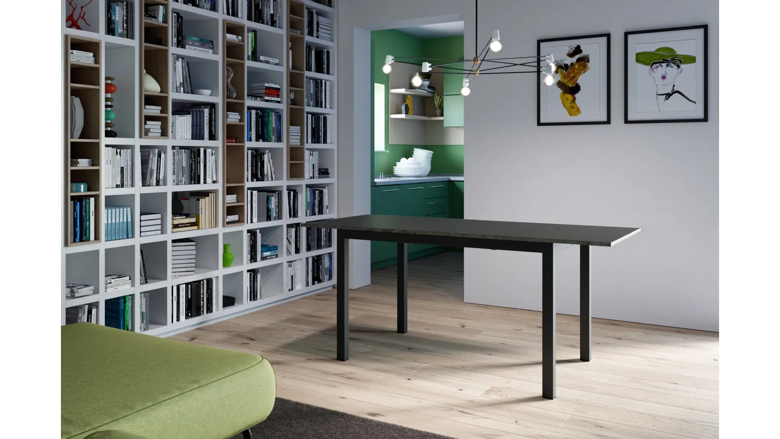 Tavolo allungabile Plutone di Pointhouse