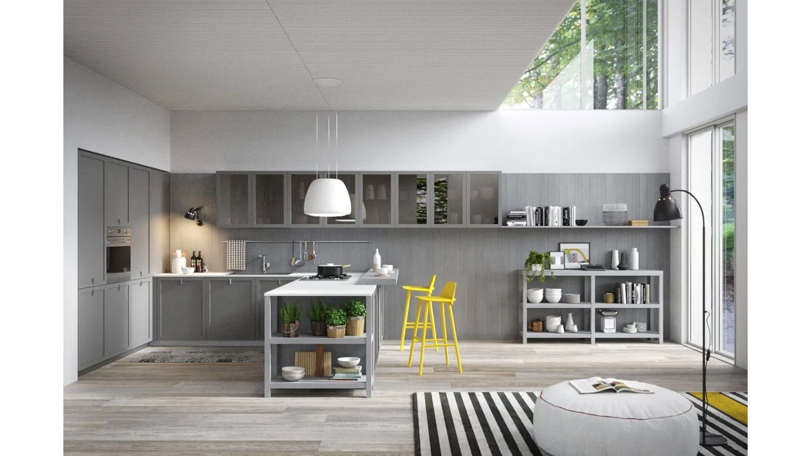 Cucina Classica Mia con penisola di Dibiesse