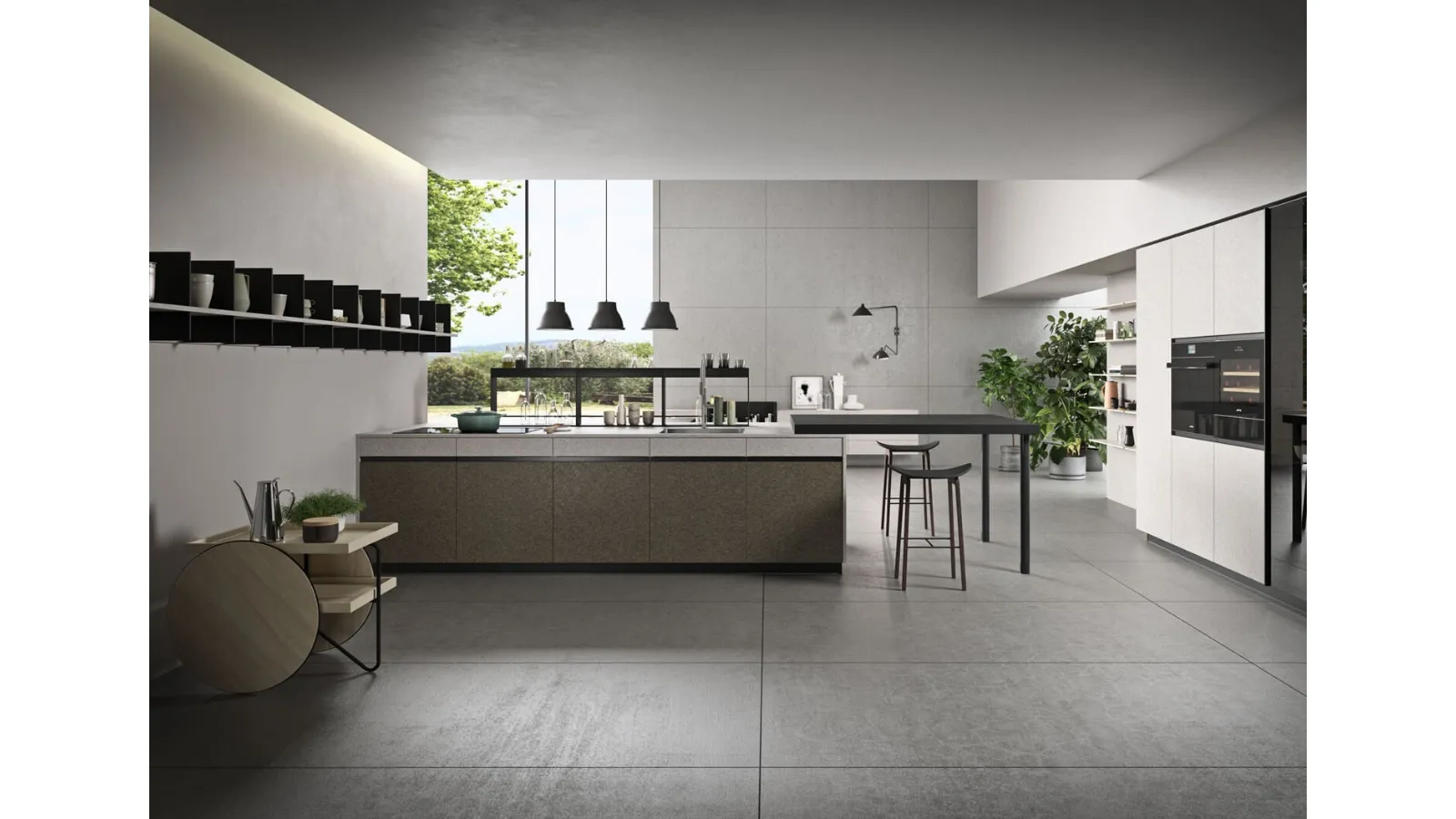 Cucina Moderna Dj con penisola di Dibiesse
