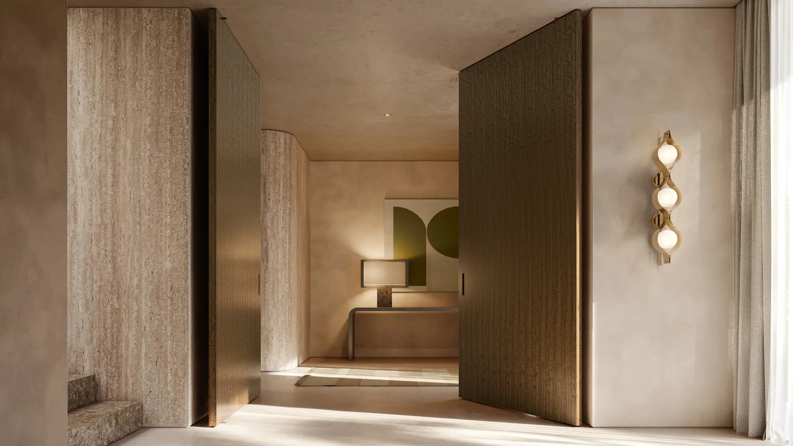 Porta per interni in legno Adela a Bilico di Henry Glass