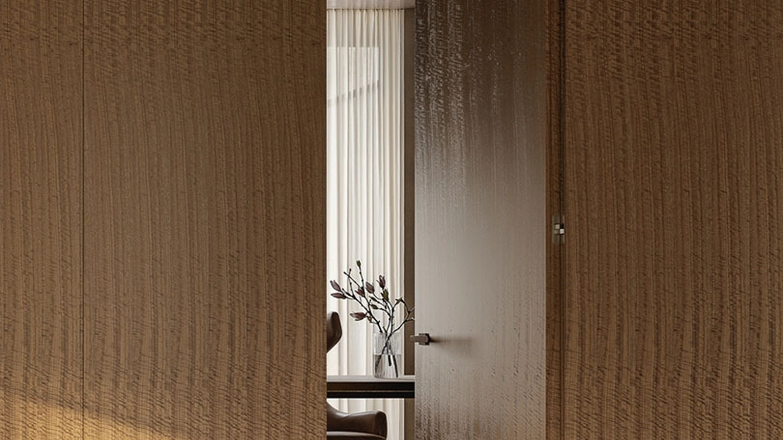 Porta per interni in legno Adela Battente di Henry Glass