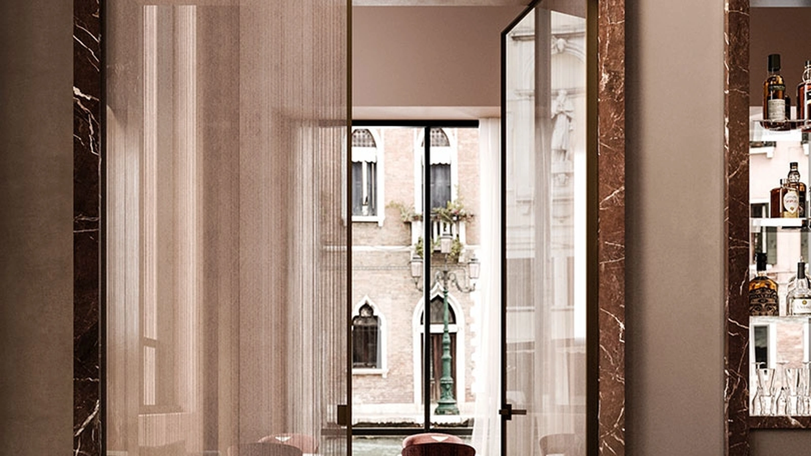Porta per interni Manhattan Battente 01 di Henry Glass