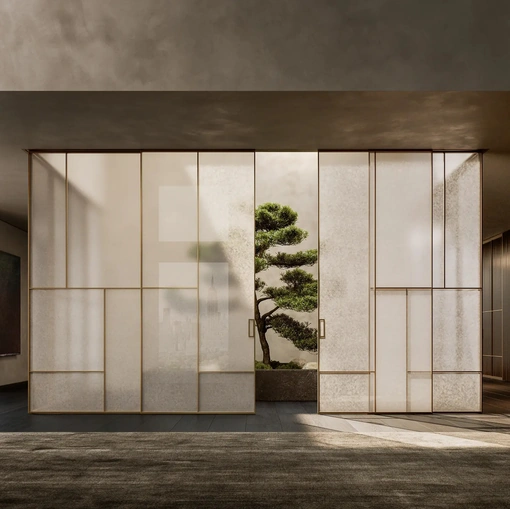 Porta per interni Manhattan Scorrevole 02 di Henry Glass