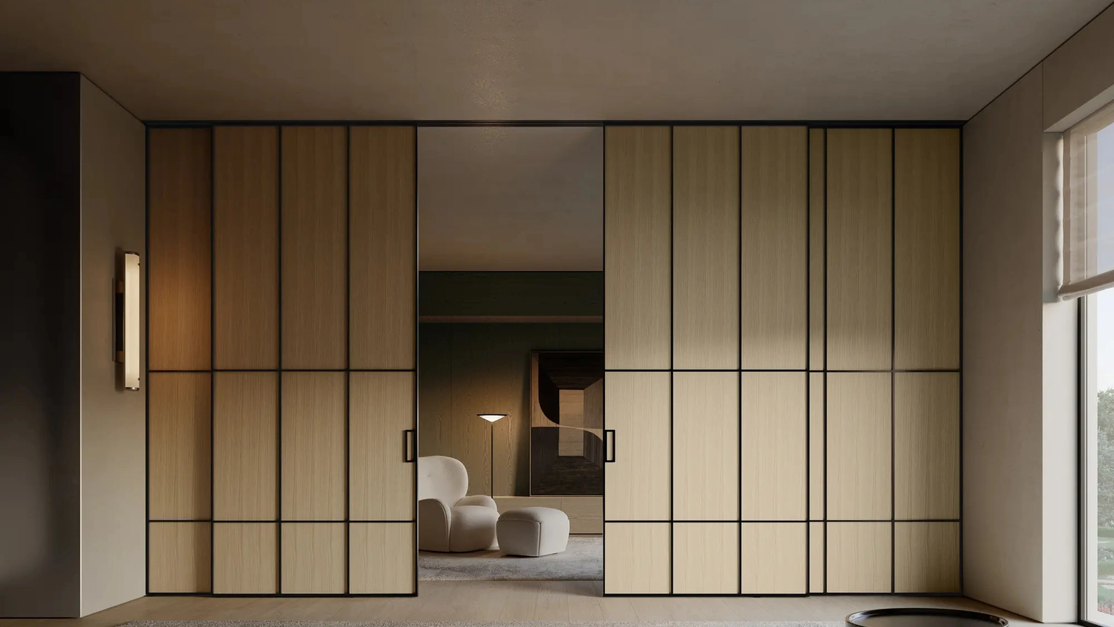 Porta per interni Manhattan Up Scorrevole di Henry Glass