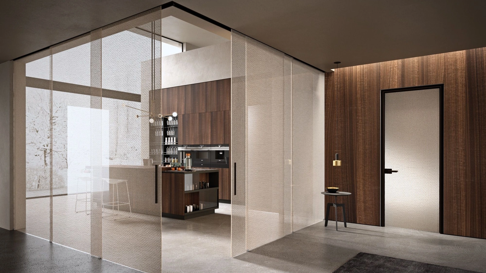 Porta per interni Vitra Scorrevole 02 di Henry Glass